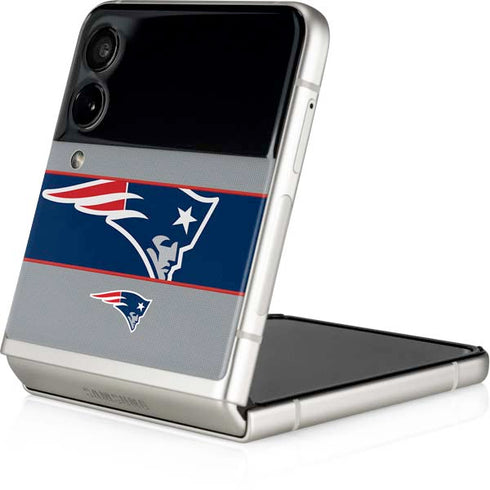 NFL New England Patriots Zone Block Galaxy Z Flip4 5G Skin